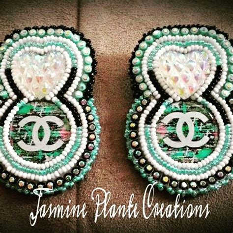 chanel water beads|used chanel bead earrings.